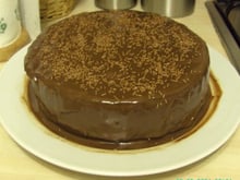 Bolo de chocolate de liquidificador