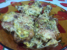 Coxa e sobrecoxa assada com molho de maionese