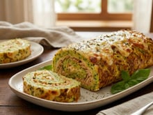 Sem farinha e com muita proteína: rocambole de abobrinha prático e nutritivo perfeito para qualquer refeição