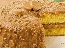 Bolo de milho com paçoca