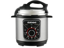 Com 40% OFF, esta panela de pressão elétrica vai transformar sua rotina