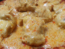 Bife à rolê de frango