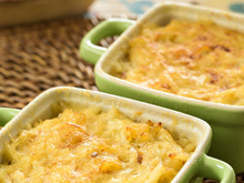 Escondidinho de mandioca com carne seca