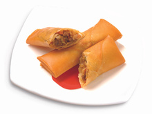 Rolinhos primavera China House