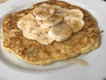 Panqueca saudável de banana