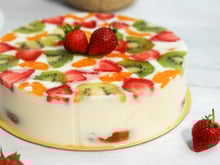 Aqui está uma versão especial de pudim natalino para a sobremesa da sua ceia