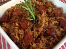 Risoto de cerveja preta