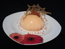 Pudim de Maria mole com Calda de Caramelo