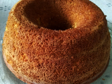 Bolo de fubá cozido