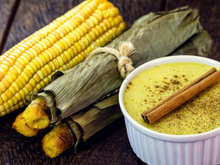 Curau de milho verde tradicional