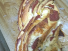 Trança de mortadela