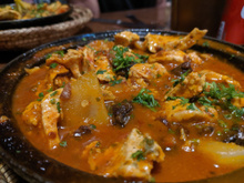 Frango no leite de babaçu