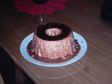 Pudim de sorvete delicioso