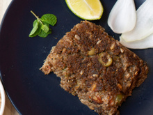 Bolo de carne moída e philadelphia