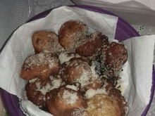 Bolinho de chuva de banana