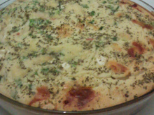 Torta de frango cremosa sem glúten