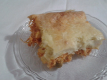 Torta de liquidificador com queijo