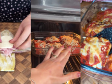 Os amantes da parmegiana vão beijar seus pés depois de comer esse fagottini de berinjela que aprendi com uma italiana