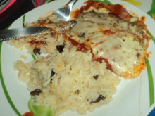 Filé à parmegiana ao forno