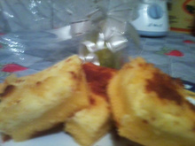 Bolo cremoso de fubá