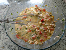 Omelete de forno fácil e gostoso