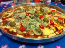 Pizza simplificada da minha mãe