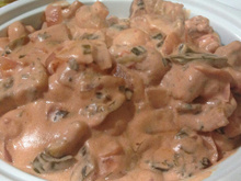 Estrogonofe de peixe