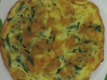 Omelete de espinafre