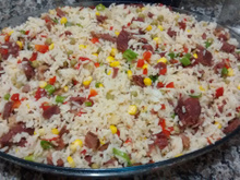 Arroz carreteiro diferente