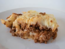 Escondidinho de aipim com carne moída