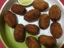 Croquete de carne prático