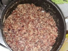Farofa de feijão de corda da Simone