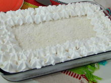 Pavê de coco da Wanderléia