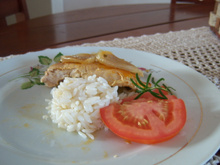Peito de frango aromático