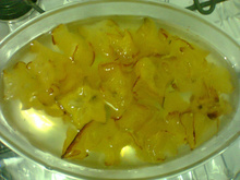 Compota de carambola de micro-ondas