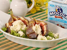 Figos recheados com creme