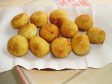 Bolinho de carne e batata