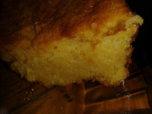 Bolo de Milho e Coco