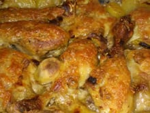 Coxa de frango com requeijão