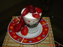 Sobremesa de morango