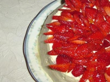 Torta de morango da Flávia