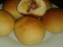 Pão caseiro recheado
