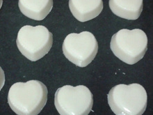 Trufas de chocolate branco