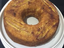 Bolo de banana sem leite rápido