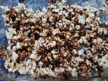 Pipoca com chocolate