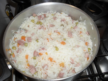 Arroz com tender