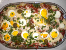 Macarrão espaguete ao forno