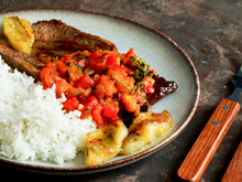 Carré com tomates e alecrim 