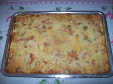 Torta de frango com palmito