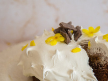 Moça gelada com brownie